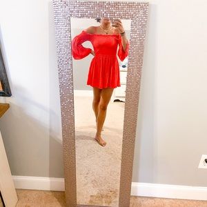 Boutique Bright Red Romper